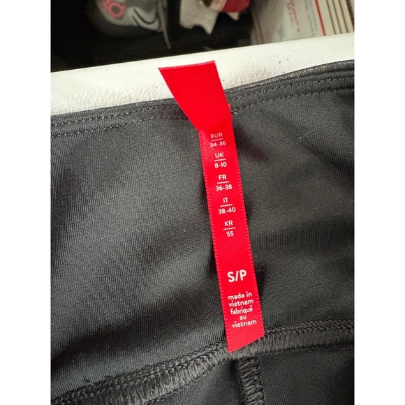 Spanx Faux Leather Leggings High Waisted Tummy Control Black Small - Picture 2 of 5